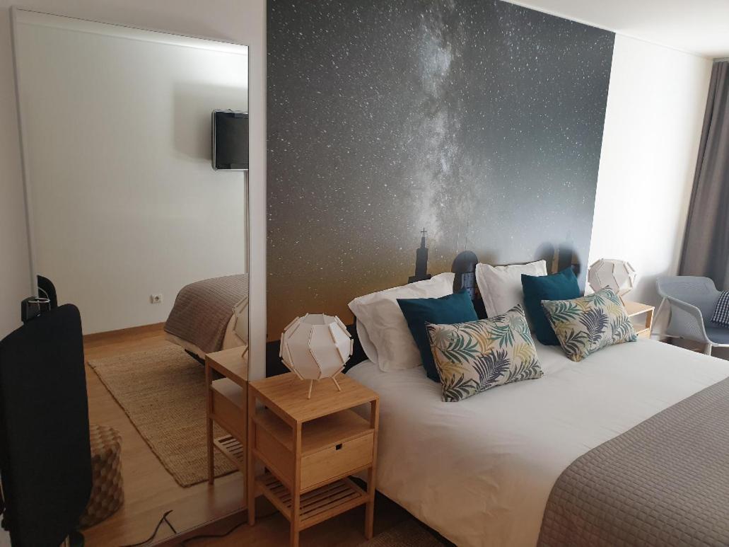 Altavista Penthouse T2 Daire Covilhã Oda fotoğraf